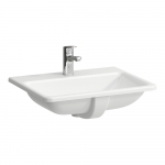 Praustuvas Laufen PRO S 560x440x150 mm, įleidžiamas iš viršaus, su 3 angomis maišytuvui 